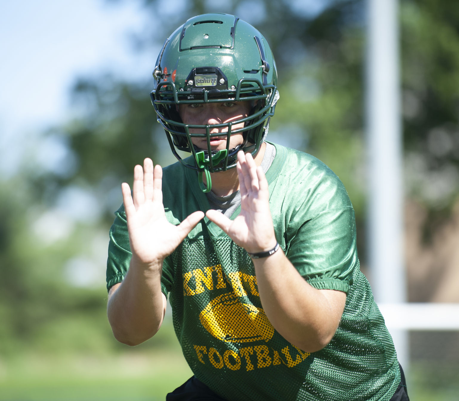 Metro-East Lutheran High School football practice